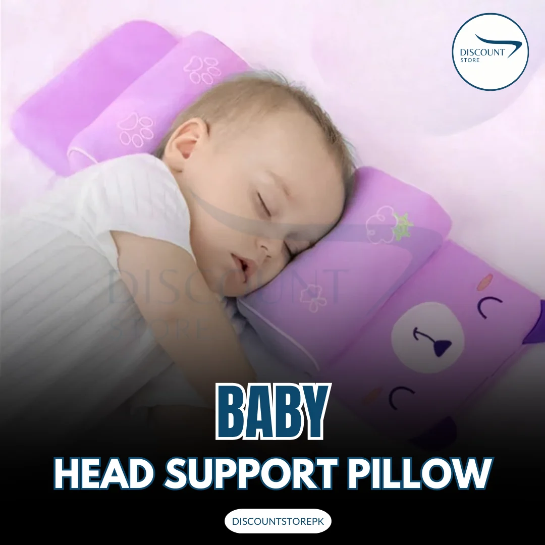 Baby Support Pillow for Newborn – Soft Breathable Infant Head & Body Support Cushion for Sleeping, Crib & Stroller