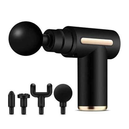 Massage Gun Deep Tissue Fascia Gun Muscle Massager Electric Body Massager for Pain Relief Muscle Recovery Portable Rechargeable Vibration Therapy Gun with Multiple Attachments Adjustable Speed
