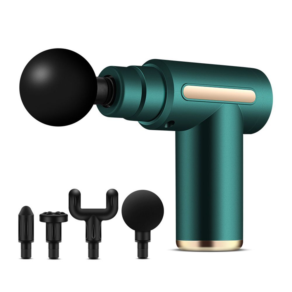 Massage Gun Deep Tissue Fascia Gun Muscle Massager Electric Body Massager for Pain Relief Muscle Recovery Portable Rechargeable Vibration Therapy Gun with Multiple Attachments Adjustable Speed