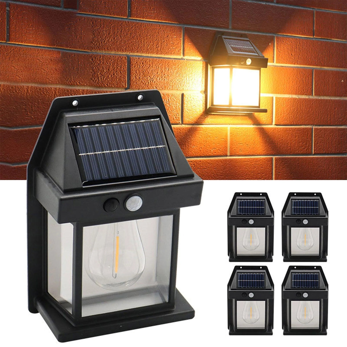 Solar Sensor Light – Outdoor LED Motion Sensor Wall Light