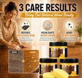 Natural Beeswax Furniture Polish – Wood Seasoning Wax for Furniture Care, Shine & Scratch Protection