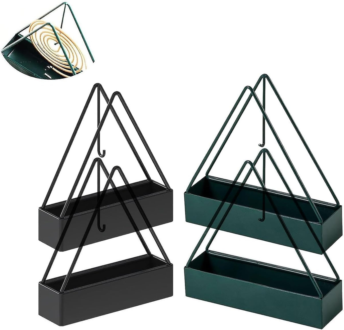 Mosquito Coil Stand – Metal Mosquito Coil Holder with Ash Catcher