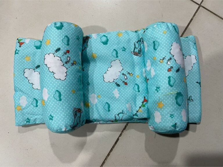 Baby Support Pillow for Newborn – Soft Breathable Infant Head & Body Support Cushion for Sleeping, Crib & Stroller