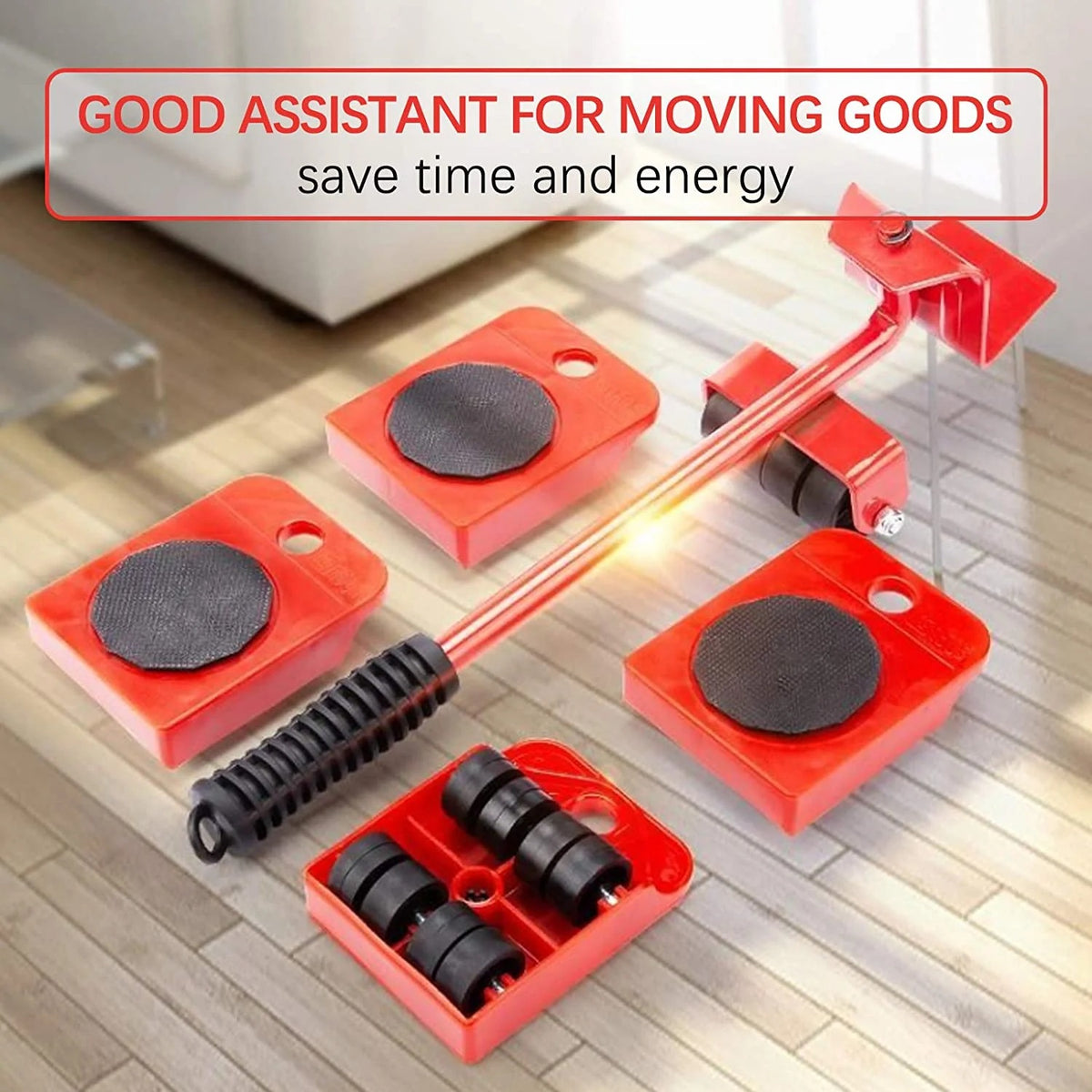 Furniture Moving Tool Set – Heavy Duty Furniture Lifter & Roller Sliders