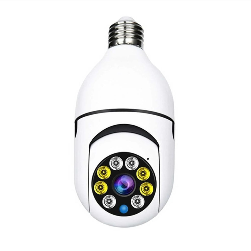 Bulb Holder Security Camera WiFi 360° Panoramic CCTV Camera with Night Vision, Motion Detection & Two-Way Audio