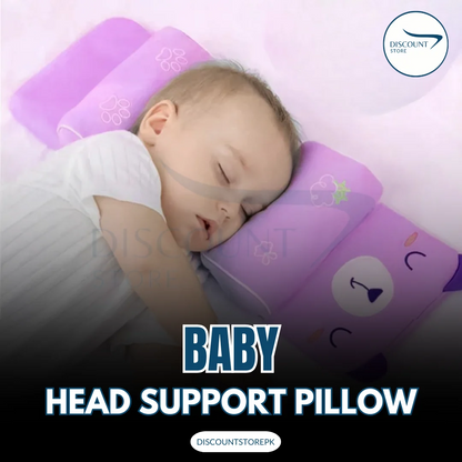 Baby Support Pillow for Newborn – Soft Breathable Infant Head & Body Support Cushion for Sleeping, Crib & Stroller