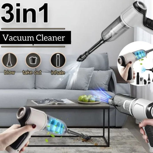 Portable Vacuum Cleaner – High Suction Dust Cleaner for Home, Office, Car & Keyboard Cleaning