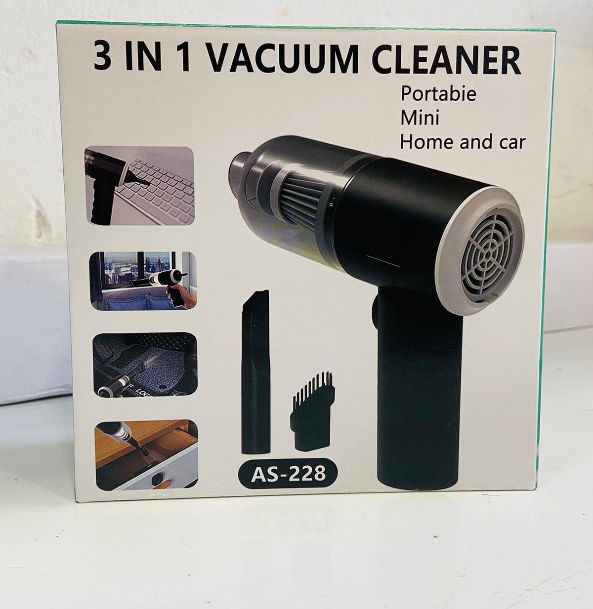 Portable Vacuum Cleaner – High Suction Dust Cleaner for Home, Office, Car & Keyboard Cleaning