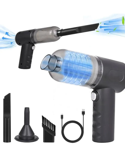Portable Vacuum Cleaner – High Suction Dust Cleaner for Home, Office, Car & Keyboard Cleaning