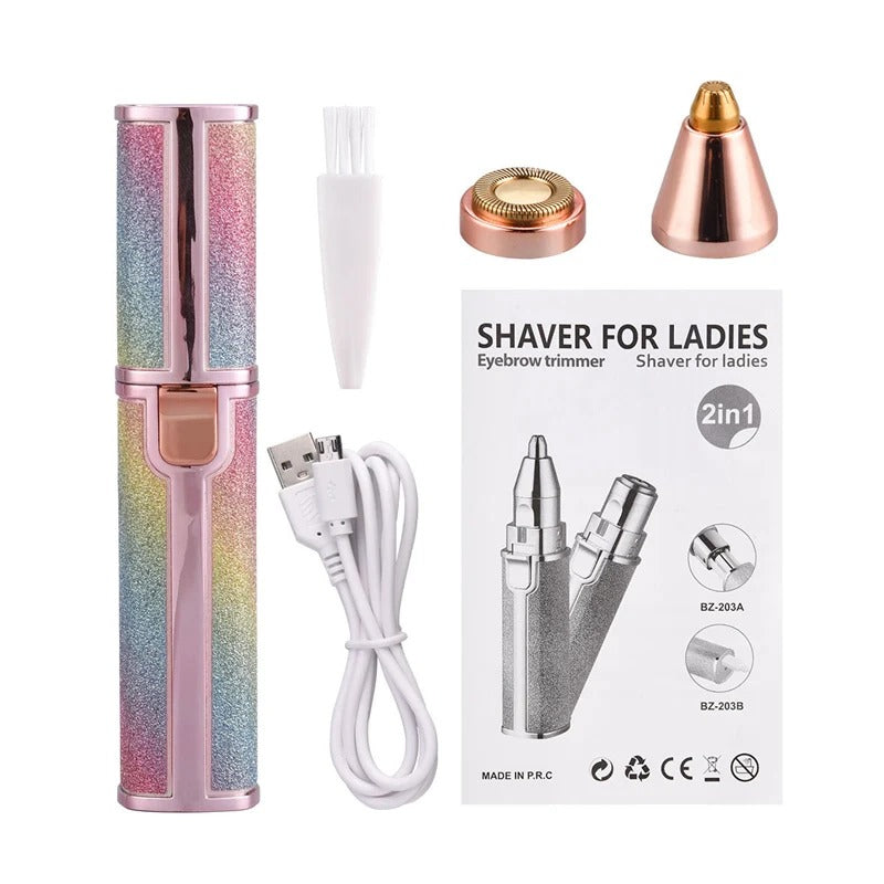 Eyebrow Trimmer – Rechargeable Electric Eyebrow & Facial Hair Trimmer
