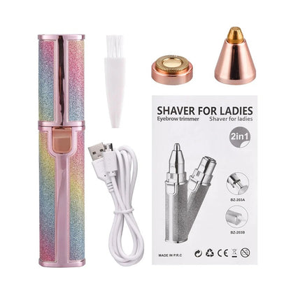 Eyebrow Trimmer – Rechargeable Electric Eyebrow & Facial Hair Trimmer