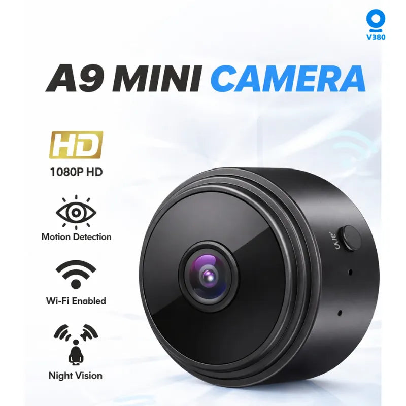 A9 Mini WiFi Camera HD 1080P | Wireless Smart Home Security Camera with Night Vision , Motion Detection,Wireless CCTV Camera Pakistan